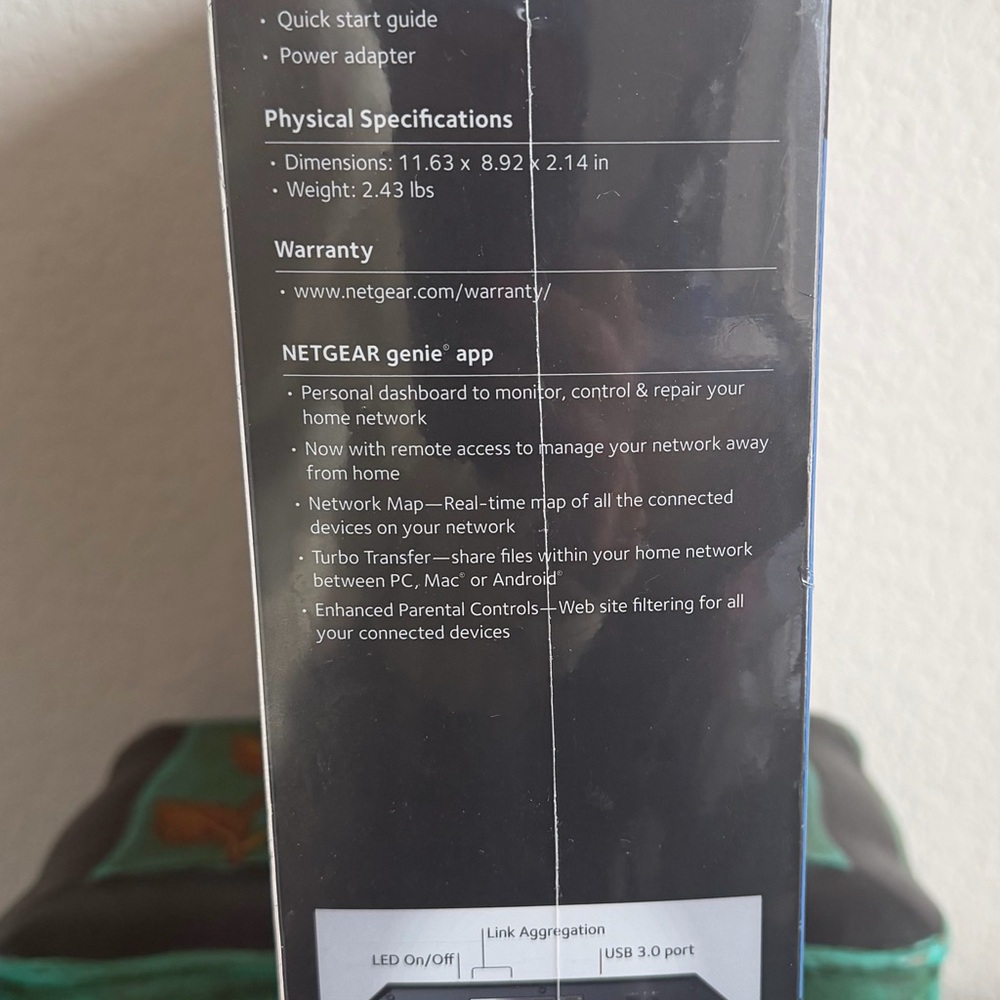 NETGEAR Nighthawk X6S AC3000 Tri-Band WiFi Router - Black and Gray NWOT - Picture 3 of 7